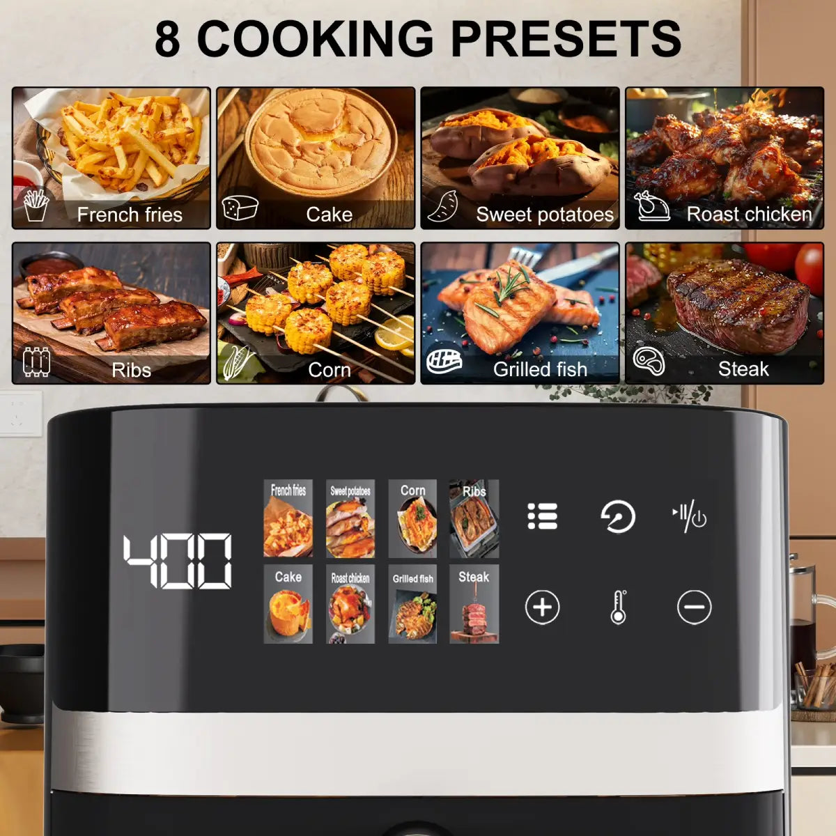 8-in-1 Smart Digital Air Fryer YT