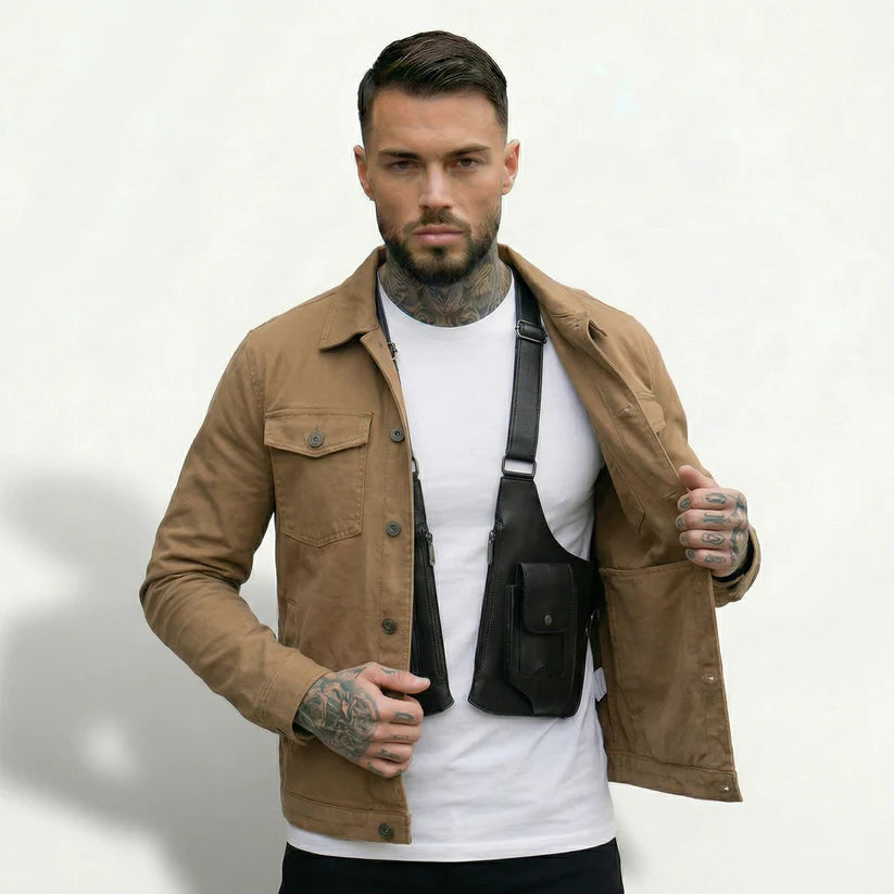 Premium Leather Shoulder Bag – Stylish & Durable Everyday Carry