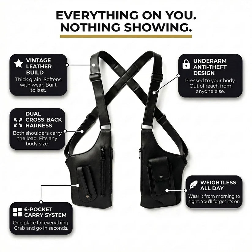 Premium Leather Shoulder Bag – Stylish & Durable Everyday Carry