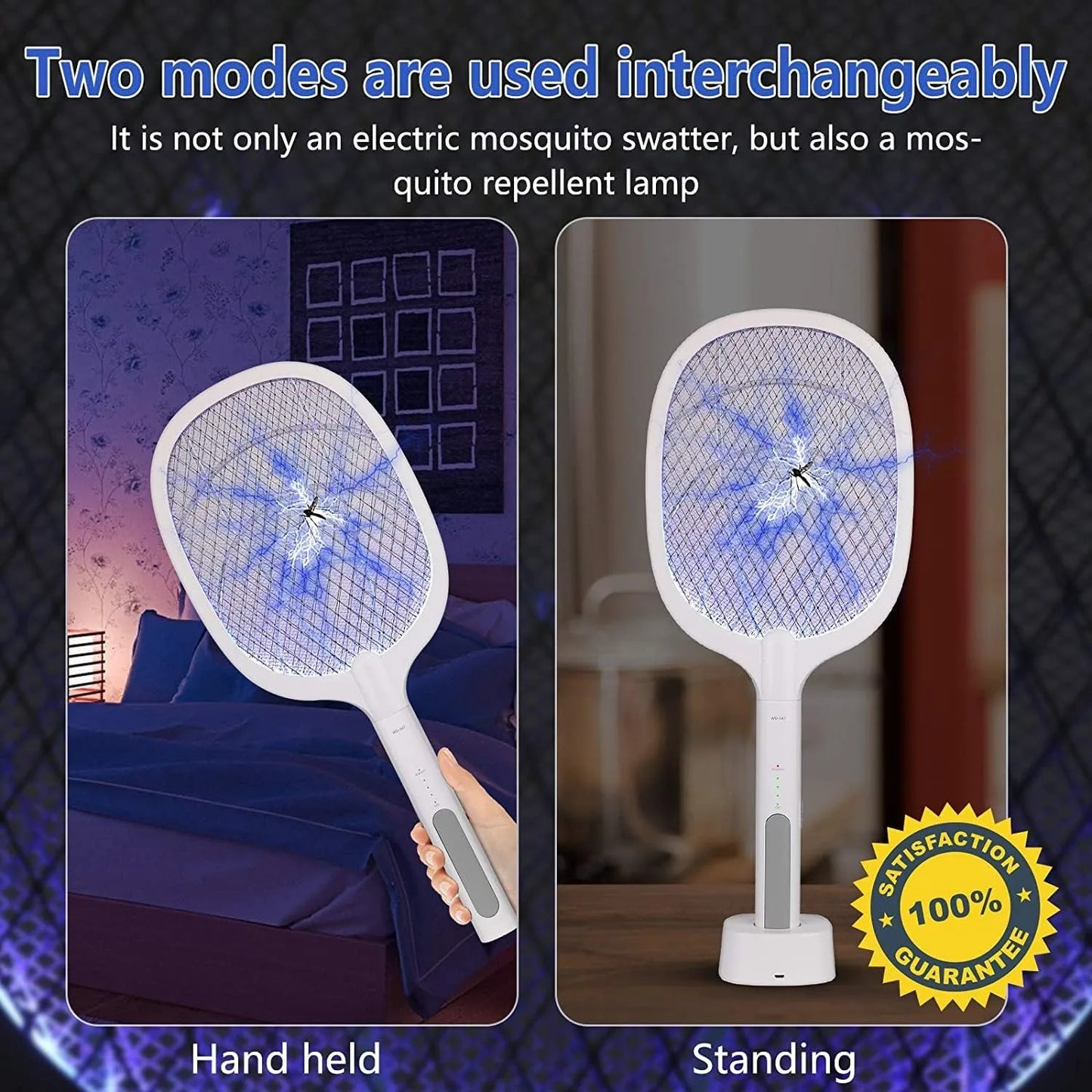 Rechargeable Electric Mosquito Racket