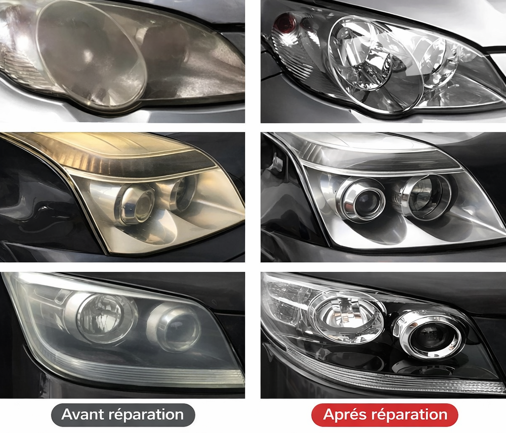 Headlight Restoration Polish Kit Tz